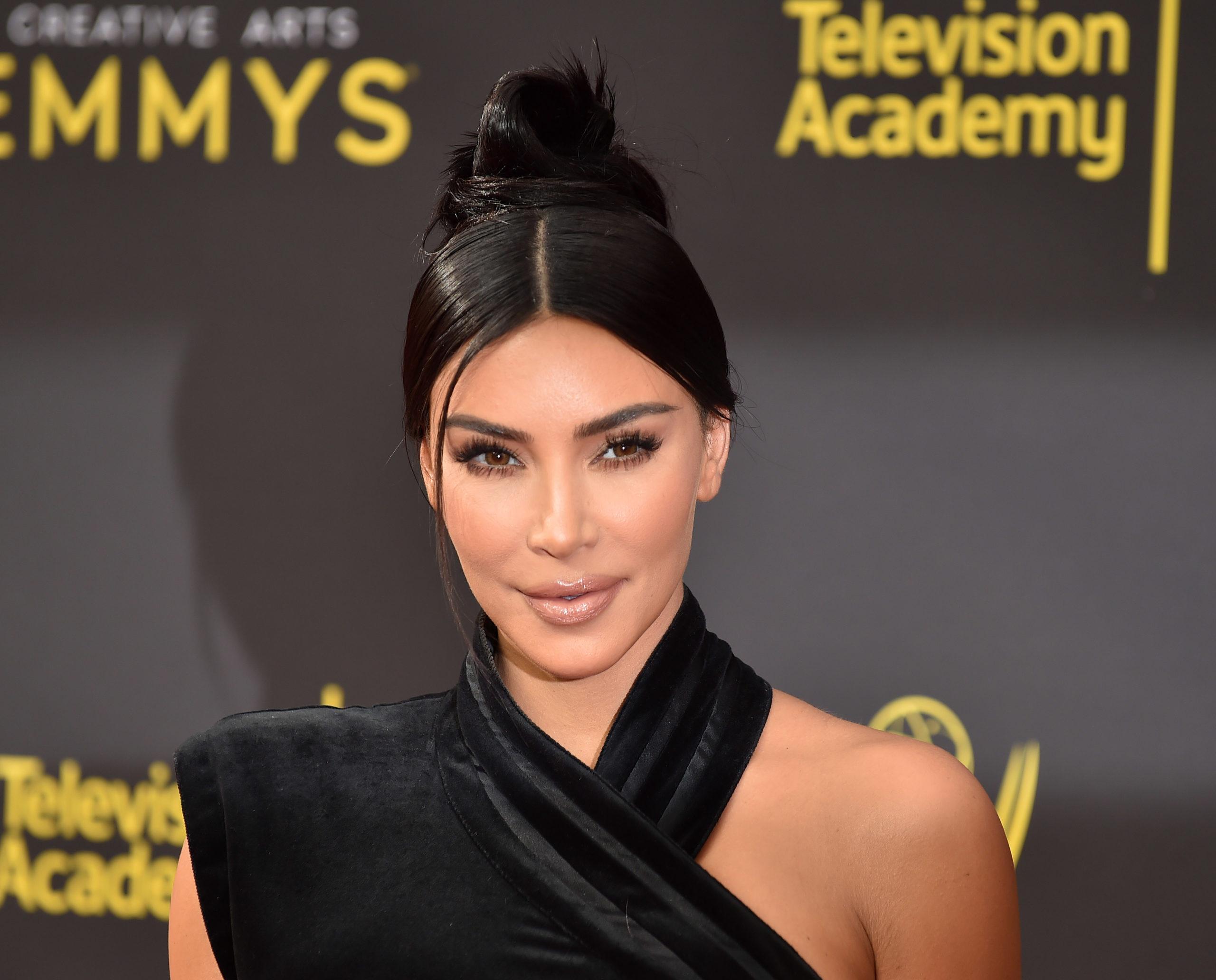 Kim Kardashian at the 2018 Emmys