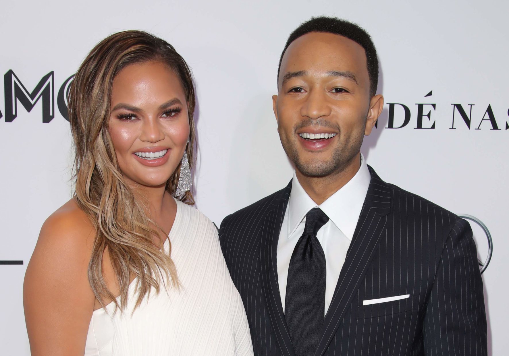 Chrissy Teigen and John Legend at Glamour's 28th Annual Women of the Year Awards in 2018