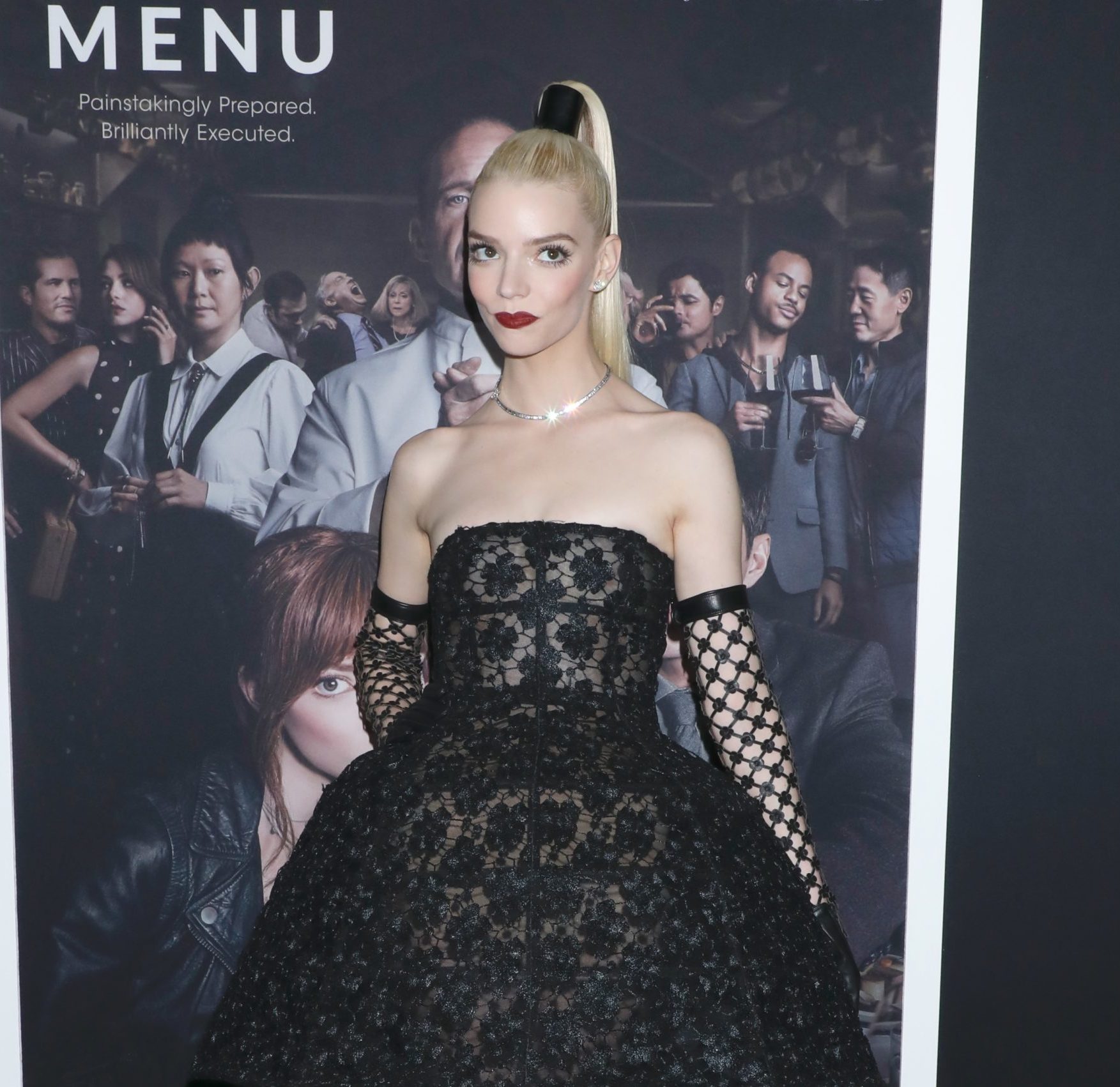 Anya Taylor-Joy at 'The Menu' film premiere in November 2022