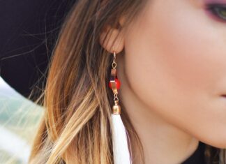 Bold earrings