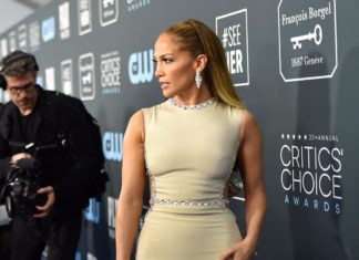 Jennifer Lopez at the 25th Annual Critics' Choice Awards, in 2020