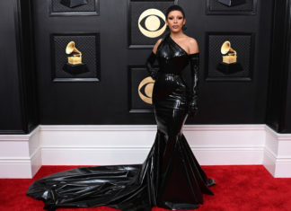 Doja Cat at the 65th Annual Grammy Awards in February 2023