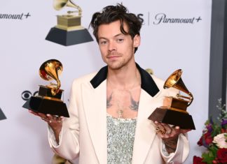 Harry Styles at the 65th Annual Grammy Awards in February 2023