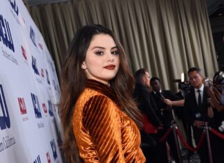 Selena Gomez at the ACLU Bill of Rights Dinner in 2019