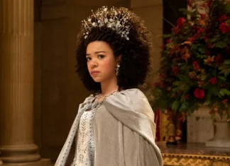 India Amarteifio in "Queen Charlotte: A Bridgerton Story"