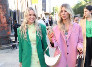 Street style at Afterpay Australian Fashion Week in May 2023