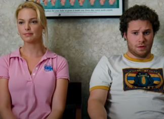 Katherine Heigl and Seth Rogen in "Knocked Up"