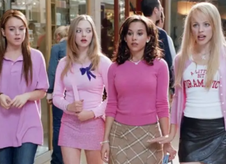 Lacey Chabert, Lindsay Lohan, Rachel McAdams, and Amanda Seyfried in "Mean Girls"