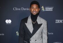 Usher at the Clive Davis' 2020 Pre-Grammy Gala in 2020