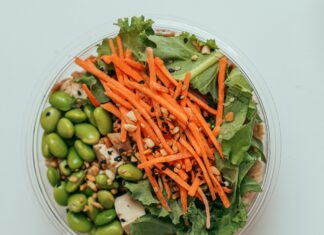 Bowls with Vegetable Salad