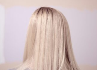 bleached hair