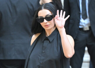 Charli XCX at Balenciaga show in June 2024